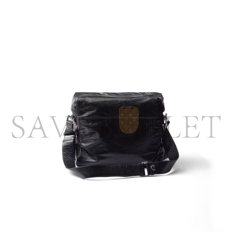 PRADA LEATHER SHOULDER BAG 2VD062 (29*23*15cm) PRADA LEATHER SHOULDER BAG 2VD062 (29*23*15cm)